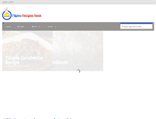 Tablet Screenshot of filipinorecipesnook.com